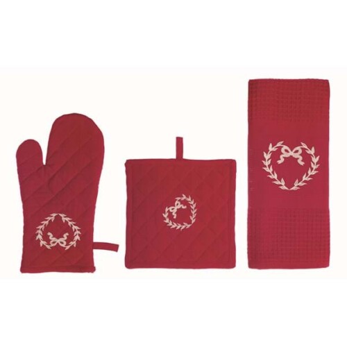 set natale rosso