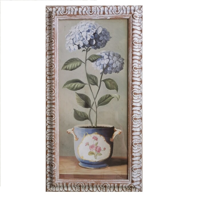 quadro ortensie atelier bologna shabby chic