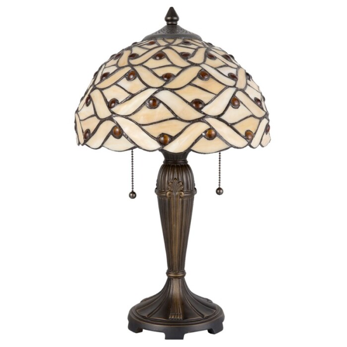 Lampada da tavolo tiffany lumi lamp clayre & eef atelier bologna