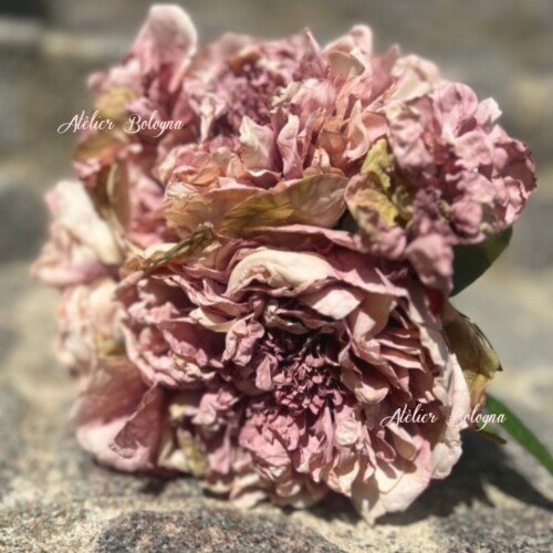 Bouquet Peonia Ortensia, Atelier Bologna, Shabby chic