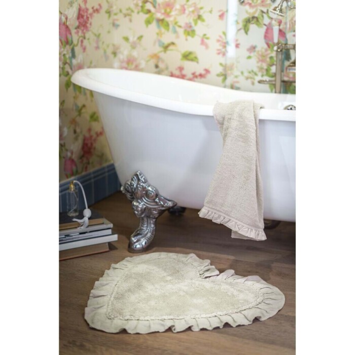 tappetino bagno blanc mariclo, atelier bologna, shabby chic