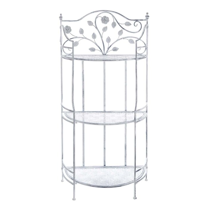 etagere ad angolo, shabby chic