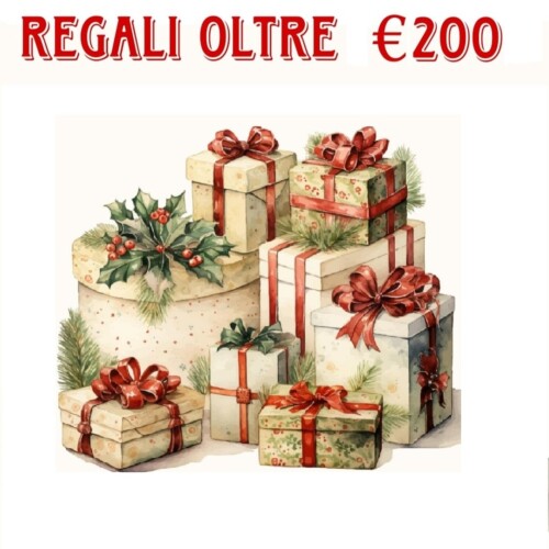 Regali oltre € 200